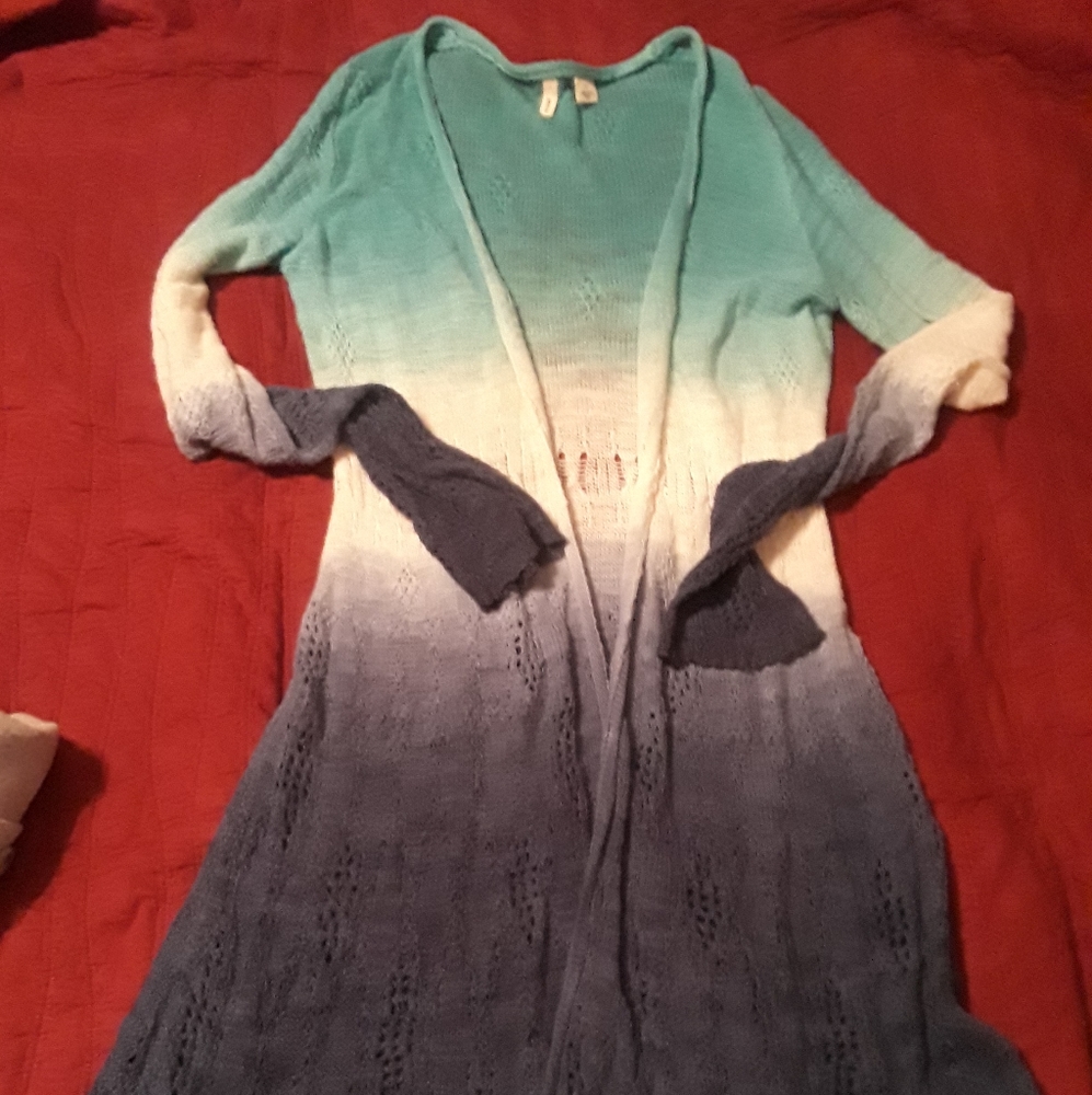 Anthropologie Moth Tonal Tides cardigan sweater